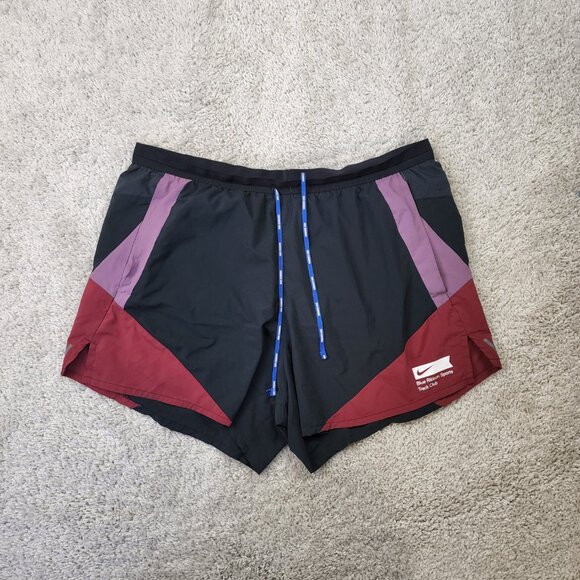 Men’s Nike Blue Ribbon Sports Track Club Flex Stride 4” Lined Shorts Blue Sz XL - Picture 2 of 9